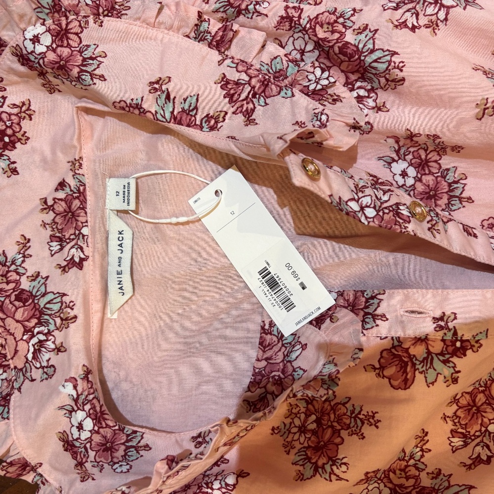 BNWT Janie and Jack jumpsuit -size 12 - Picture 2 of 2